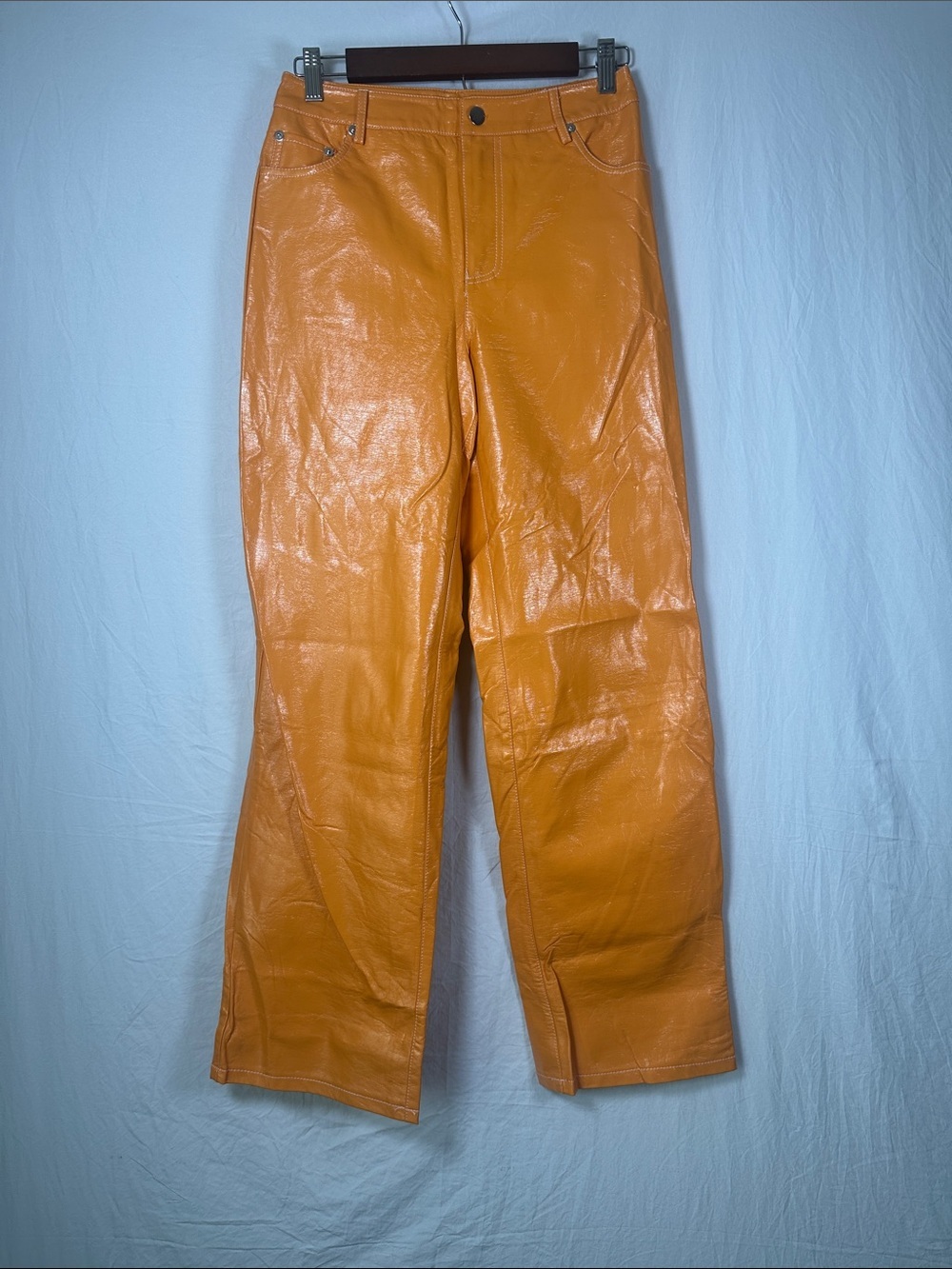 Forever 21 Mustard Yellow- Pleather pants